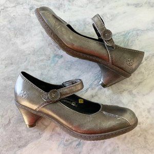 Dr. Martens | Shoes | Nwot Dr Martens Semira Silver Leather Mary Janes |  Poshmark